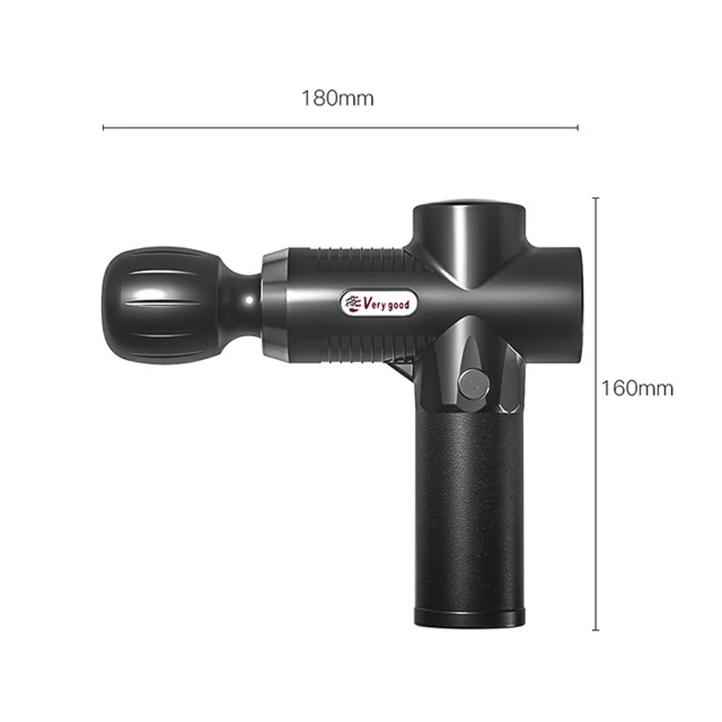Pistola de masaje de percusi&oacute;n de tejido profundo, masajeador muscular para alivio del dolor, pistola de Fascia, masajeador corporal el&eacute;ctrico, env&iacute;o directo-5