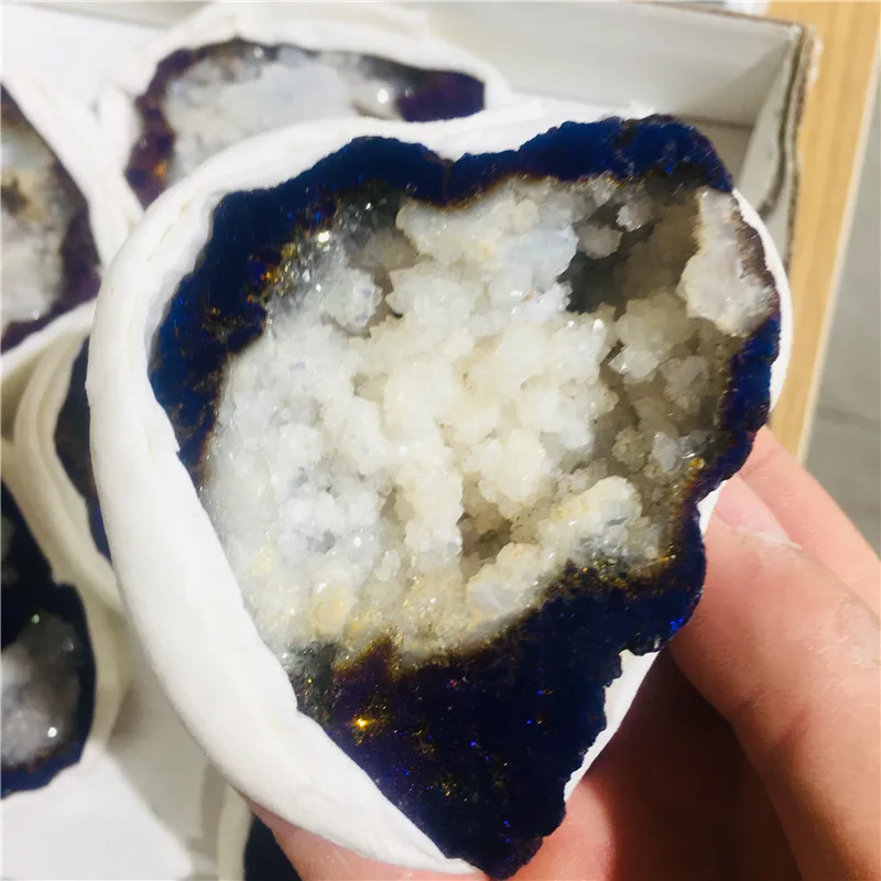 Золото натуральный агат хрустальное отверстие корнеопия офисная мебель фэн-шуй