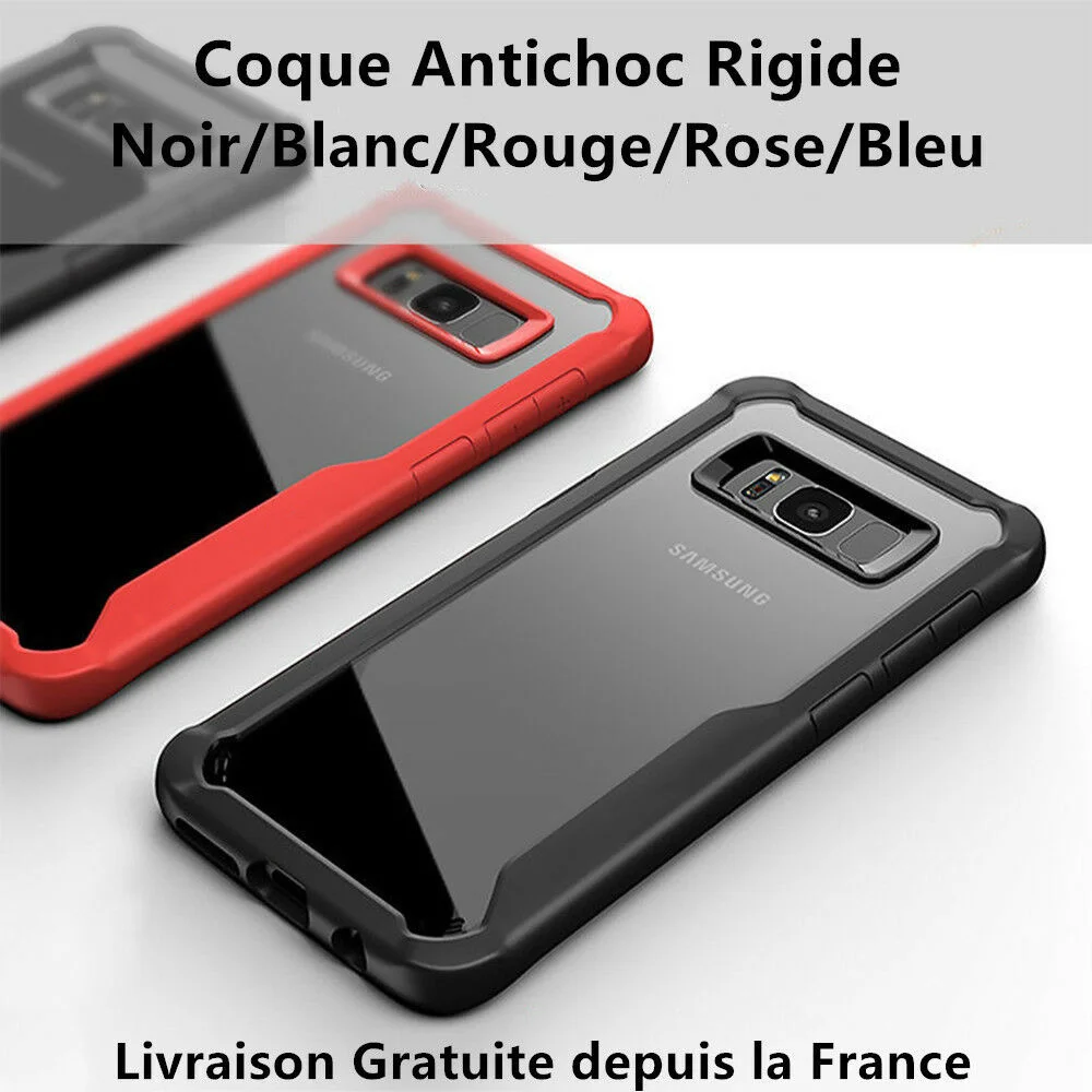 

Coque Rigide Bumper Pour For Samsung Galaxy S8 Plus S9 S10 Note 8 9 A8 J6 + Antichoc