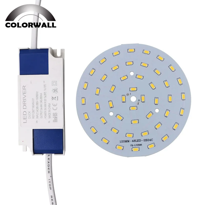 Светодиодный светильник 3 24 Вт 5730SMD плата PCB светодиодный адаптер драйвера 270 300mA