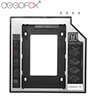 Универсальный пластиковый корпус DeepFox Optibay для второго жесткого диска, Caddy 9,5 мм, SATA3.0, 2,5 дюйма, корпус для SSD, CD, DVD, HDD CD-ROM ODD