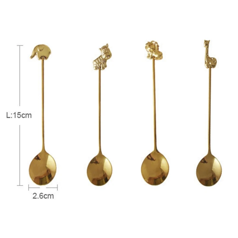 

Animal Series Japanese Coffee Stirring Spoon Creative Japanese-style Cute Animal Coffee Spoon Dessert Fork