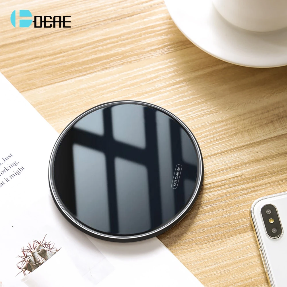 DCAE 15W Wireless Charger For iPhone 11 XS XR X 8 Samsung S10 S9 USB C Qi 10W Fast Charging Pad for Xiaomi Mi 9 Huawei P30 Pro | Мобильные