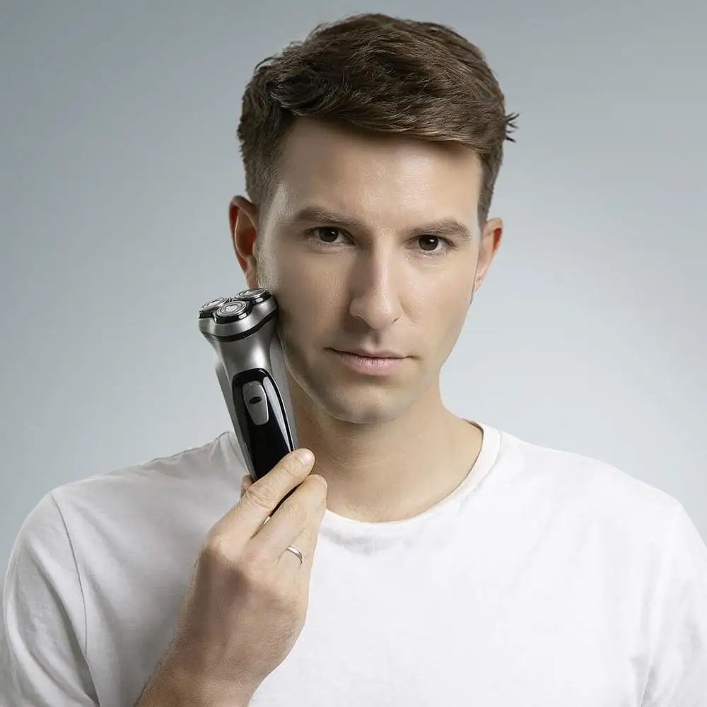 Xiaomi ENCHEN электробритва, триммер для волос, для бритья, USB, быстрая зарядка, 3D плавающая режущая головка, бритвенное лезвие, электрическая бритва