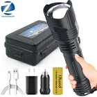 1000000LM XHP200 светодиодный фонарик USB Перезаряжаемые Мощность банка 18650 26650 Батарея фонарь с приближением, Алюминий фонарь из сплава 60 Вт