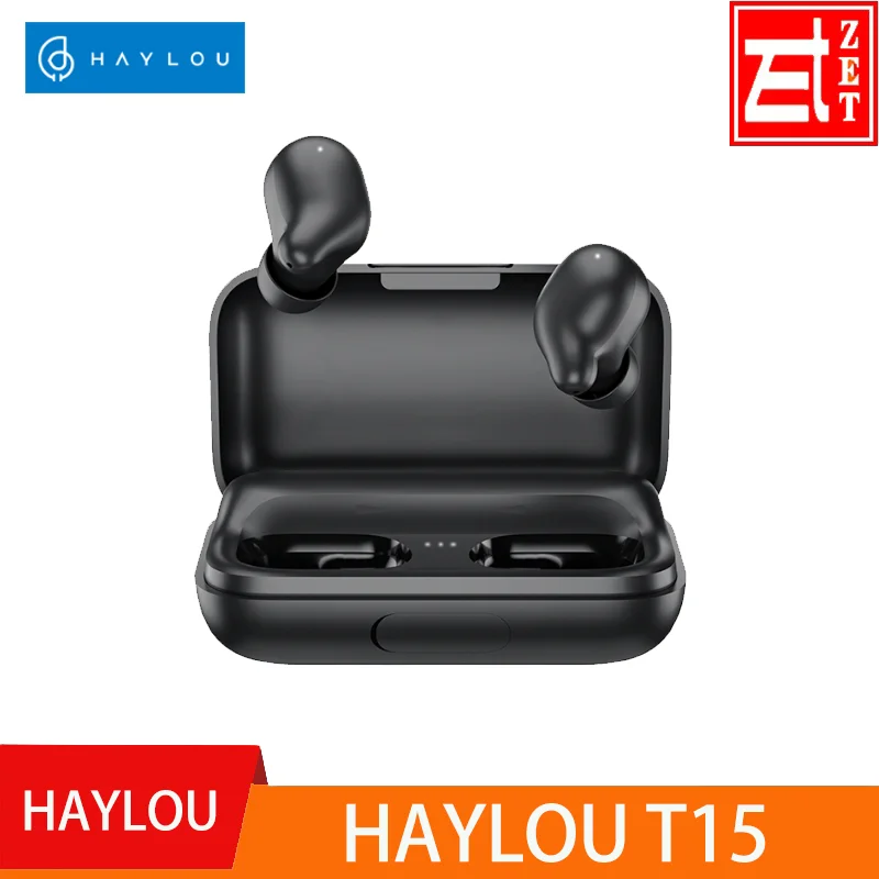 Оригинальные Bluetooth наушники xiaomi Haylou T15 2200 мАч сенсорное управление беспроводная