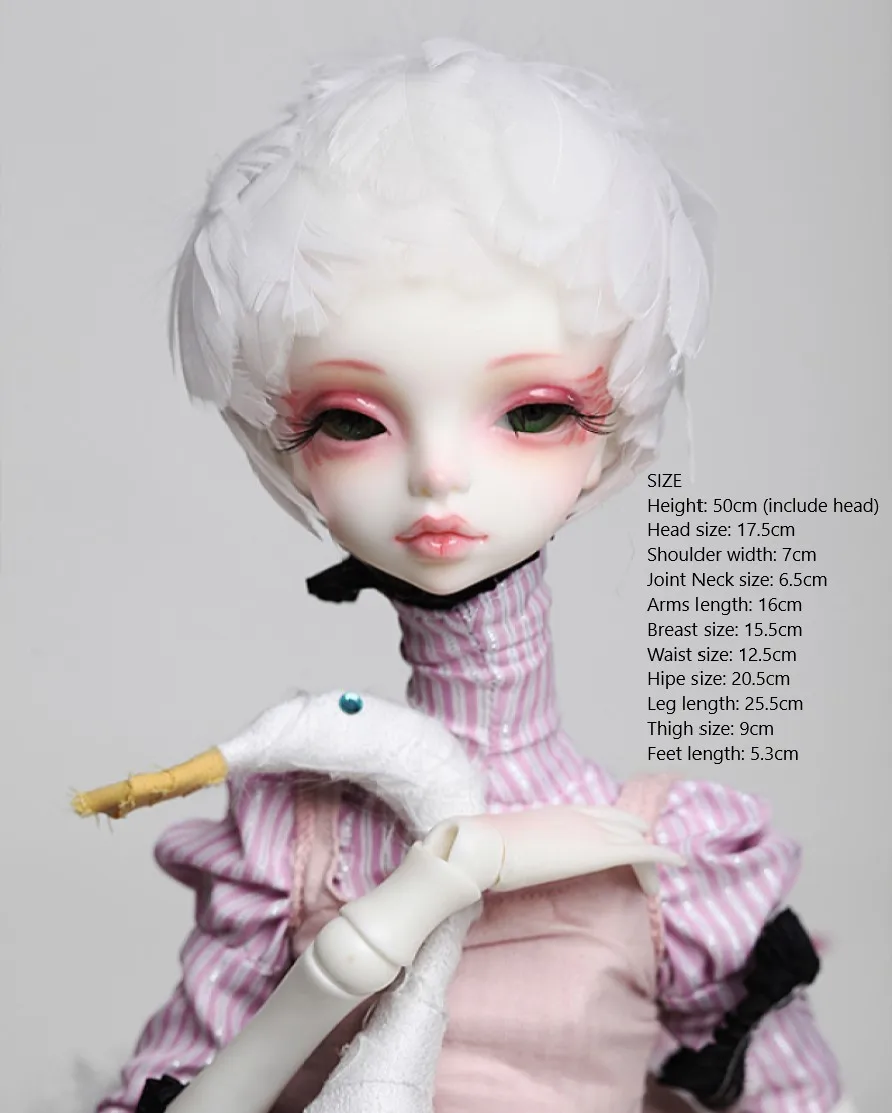 AQK(AQK) BJD1/4 Лебедь девочка бесплатные глаза