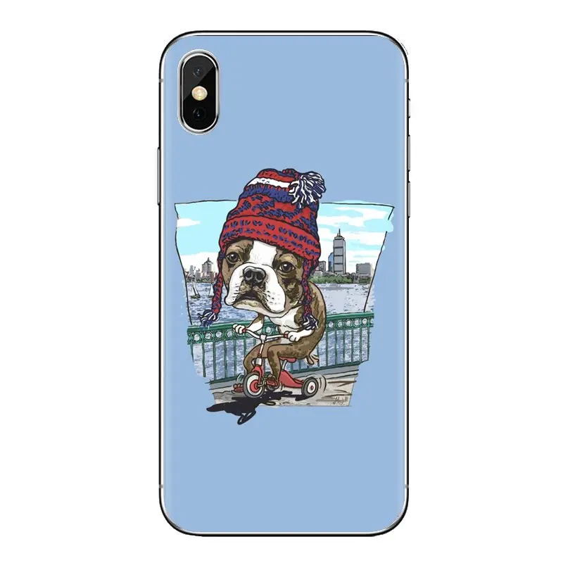Бостон-терьер животные Собаки щенки силиконовый чехол для телефона LG G3 G4 мини G5 G6