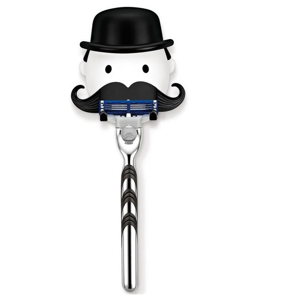 Домашний кухонный пластиковый держатель для бритвы стеллаж хранения в ванной