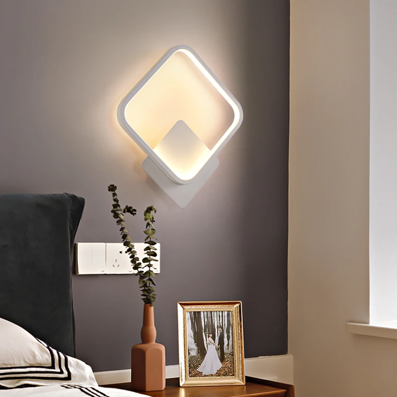 

Modern Indoor Wall Decor LED Lights For Living Room Bedroom Corridor Acrylic Lustres Home Decor Lighting Fixtures SEDELUZ