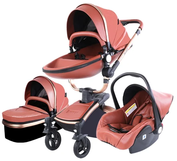 Детские коляски 3 в 1 трехколесный велосипед детские ходунки с высоким обзором