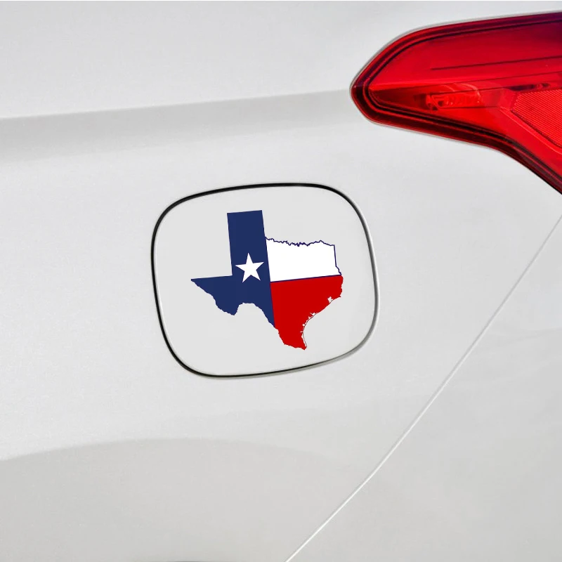 13 3 см * 12 5 персональная карта Техасского флага фотография из ПВХ | Автомобильные