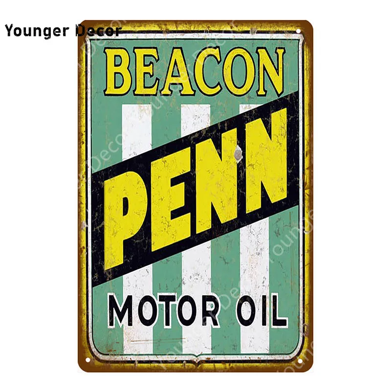 Penn Motor Oil винтажные металлические ретро знаки гаражный декор налет бар пивная