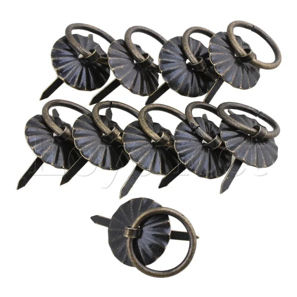 10 шт Мини винтажные бронзовые кухонные шкафы круглые ручки|knob round|knob handleknobs bronze |