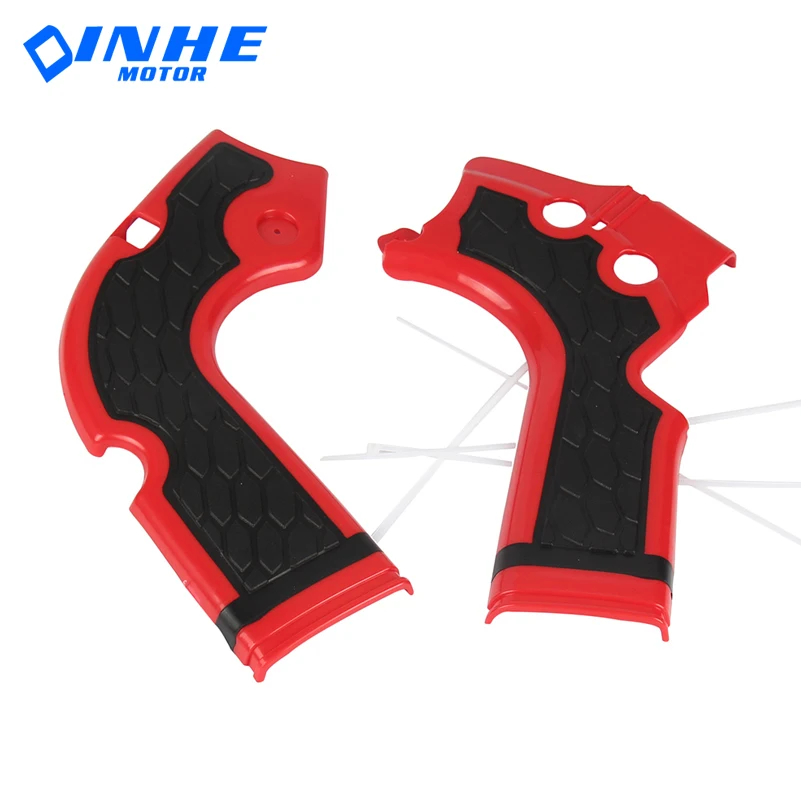 

Motorcycle X-Grip Frame Guard Protection Cover For CRF250R 2014-2016 CRF450R 2013-2016 MX Motocross Free shipping