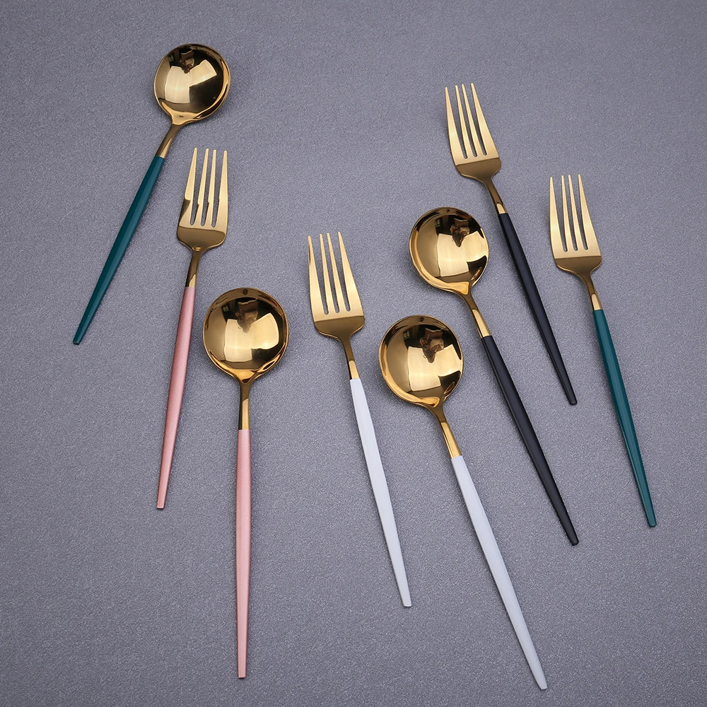 Набор кухонных портативных столовых приборов горячая Распродажа столовое