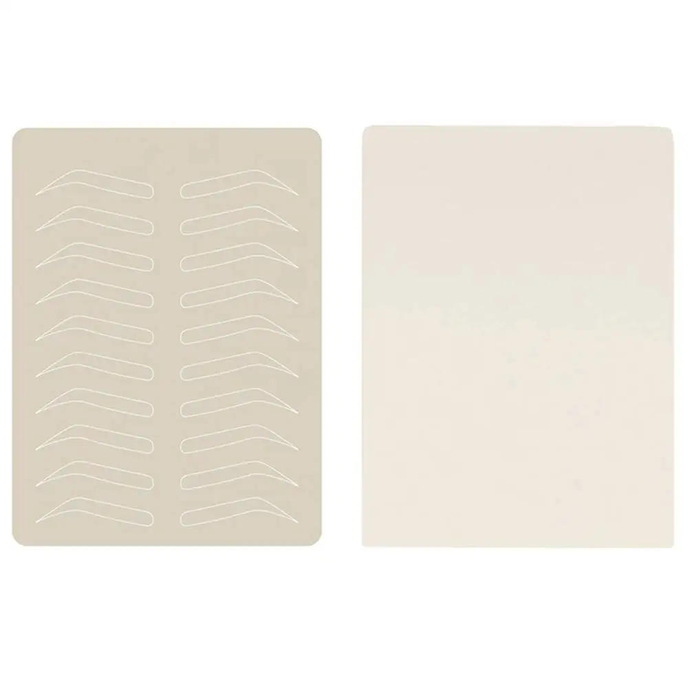 2/5/10/15/30 pcs Permanent Makeup Eyebrow Tattoo Practice Skin 20 X 15cm Microblading Fake Practice Skin for Tattoo Accessories