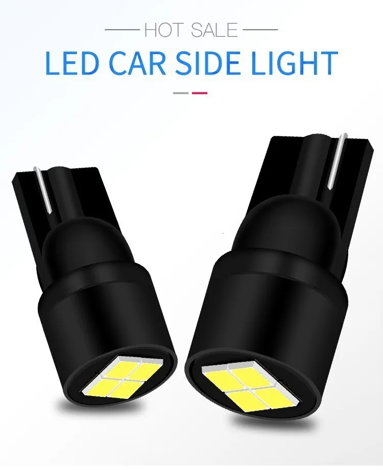 2 шт. T10 W5w 194 2835 4Smd светодиодные лампы поворотные парковочные Ширина укрыты внутренной сводной светильник для чтения настольная лампа стайлинга автомобилей 12V