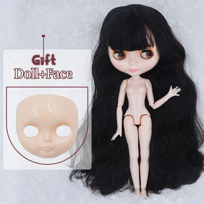 FNBL07 Куклы блайз Blyth кукла BJD, кукла блайз Нео Обнаженная кукла Blyth индивидуальные матовые куклы лица могут изменить макияж и платье DIY, куклы бжд 1/6 мяч соединены куклы NO46 - Цвет: FNBL07