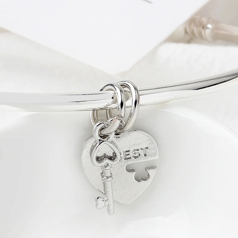 Детские носки 5 пар Модные посеребренные Дружба Любовь ключ-сердце замок пара Best