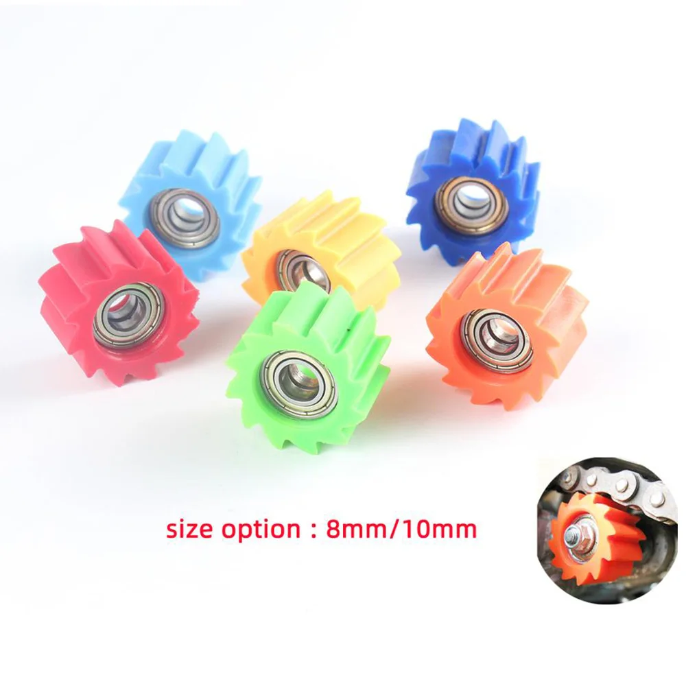 

M8 M10 Motorcycle Chain Roller Tensioner Pulley Wheel Guide Fit For Yamaha Honda Suzuki Kawasaki Yzf Rmz Klx Crf Dirt Bike