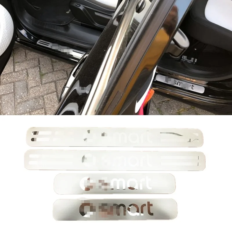 Ультратонкий порог подходит для Benz Smart Forfour 2015 2016 2017 2018 2019 2020 Защитная Наклейка|car