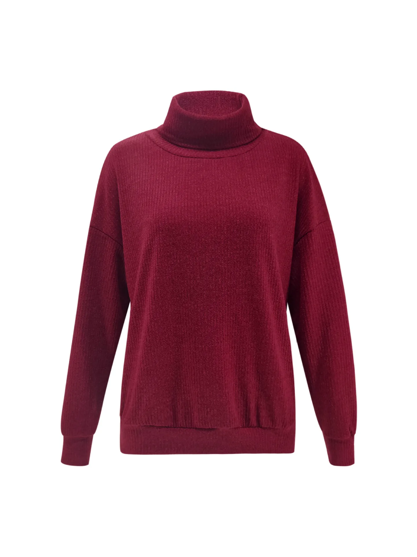 Женский модный пуловер с высоким воротником и отложным из чистого кашемира