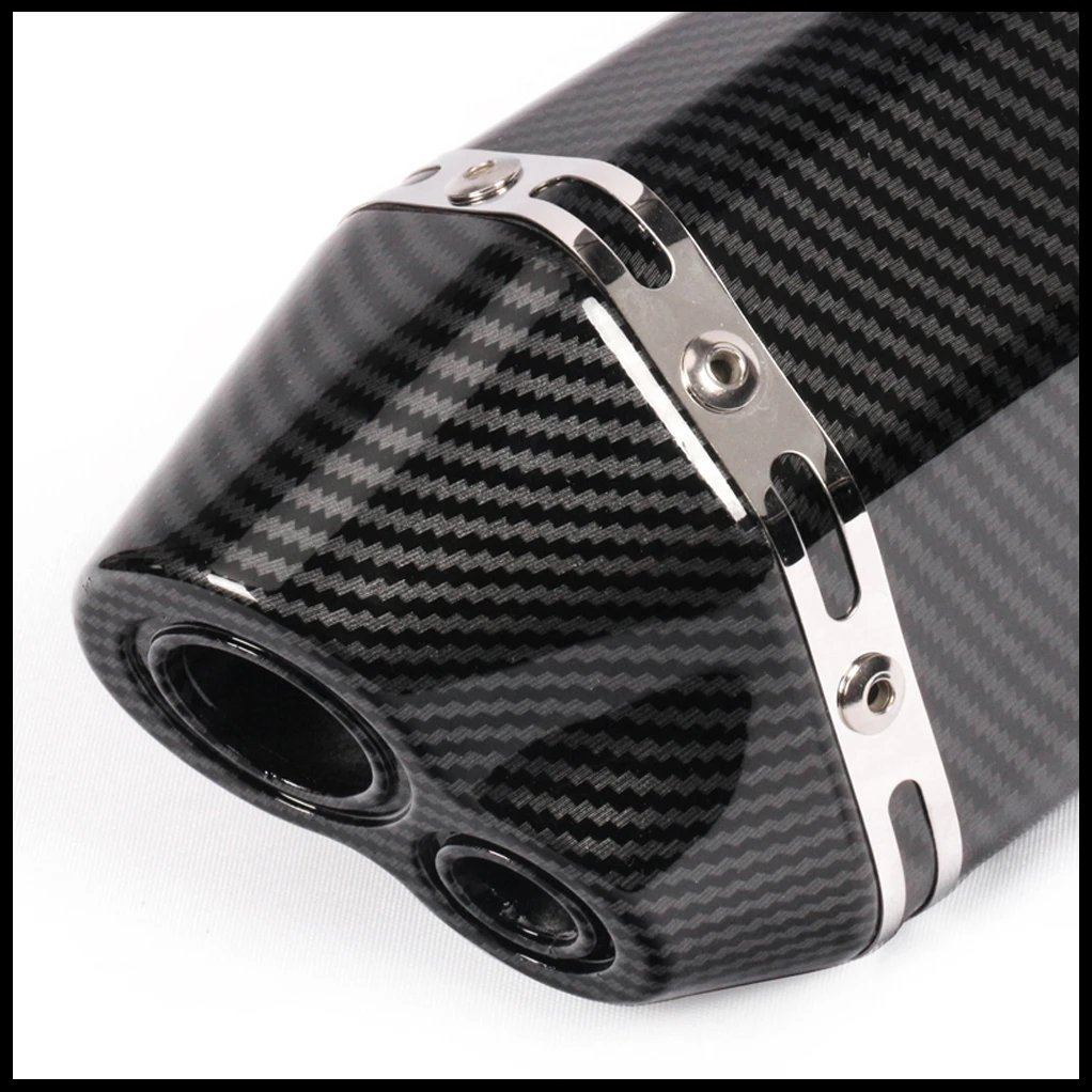 Мотоцикл Akrapovic выхлопная труба Универсальный мотоциклетный крест глушитель скутер Escape для KTM питбайк для KAWASAKI Ninja 300 R3 PCX 150