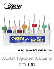 XCAN 1,0 мм 10 шт./компл. карбида Dremel PCB набор сверл