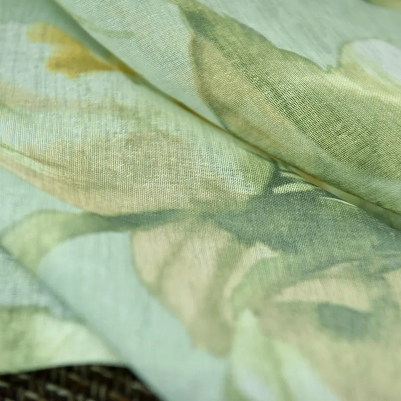 Занавес в рустикальном стиле для гостиной кухни вуаль занавески окна спальни