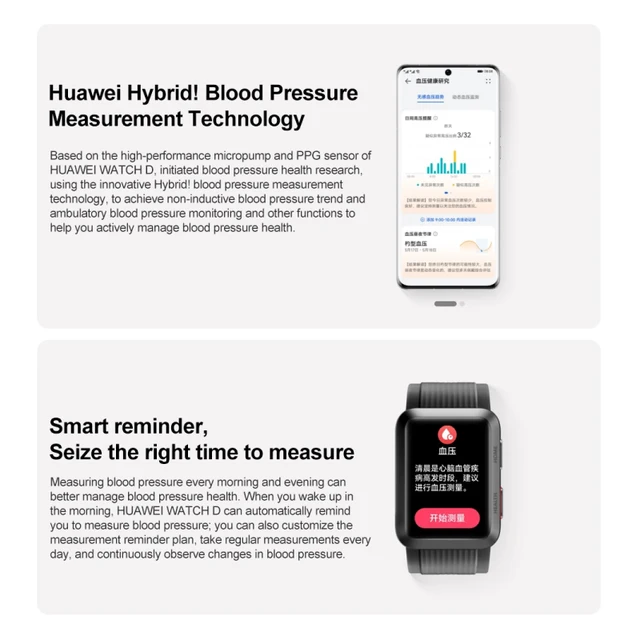 Мужские наручные Смарт-часы Huawei с функцией измерения ЭКГ и артериального давления 5