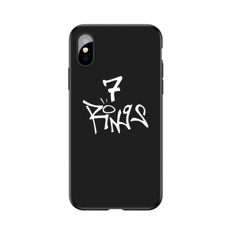 Ariana Grande No Tears Left To Cry Sweetener 7 Rings Phone Cases For iPhone X XR XS MAX 6 6s 8 Plus 5S SE Soft Cover Capinha |