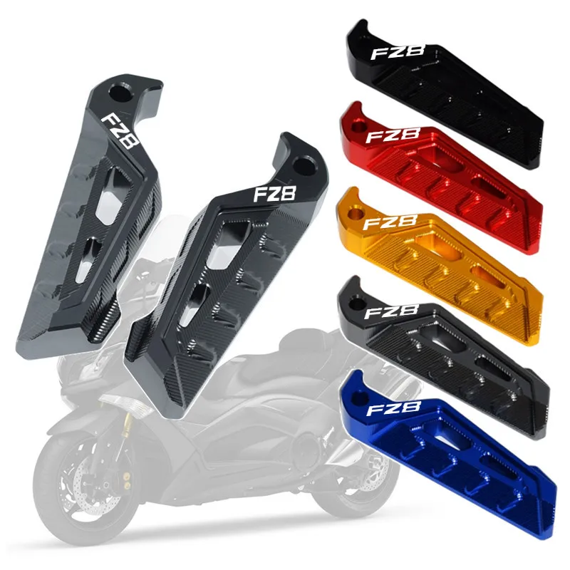 

Motorcycle Accessories Rear Passenger Footrest Foot Rest Pegs Rear Pedals anti-slip pedals For YAMAHA FZ8 FZ8N FZ8S FAZER