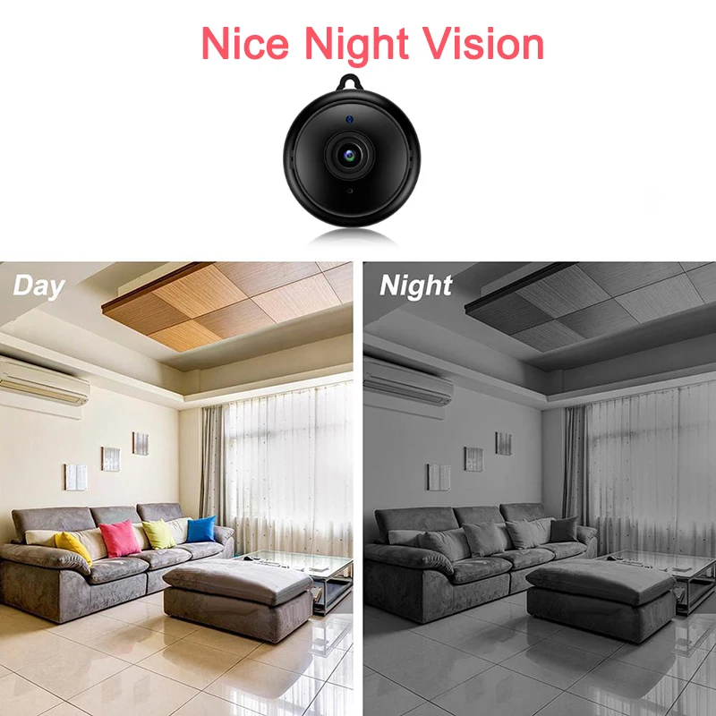 Мини Wi Fi IP камера 1080P HD ИК Ночное Видение микро для домашней безопасности