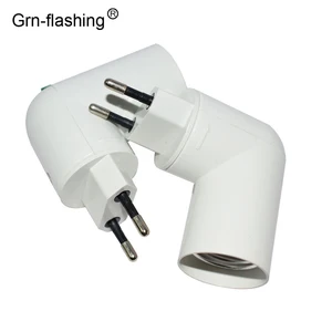 1 шт. огнеупорный материал E27 адаптер для вилки европейского стандарта основание лампы с переключателем включения-выключения питания E27 Цоколь лампы преобразователь гнезда лампы