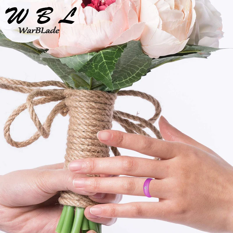 Новые модные силиконовые кольца Стразы для женщин свадебные резинки