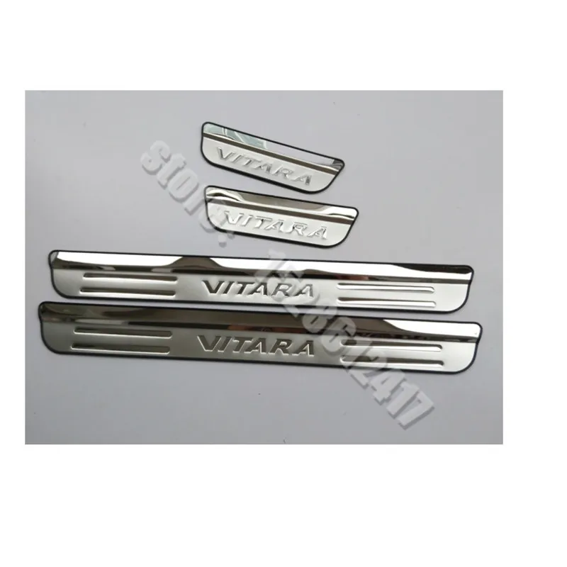 Car styling Stainless Steel car external Scuff Plate/Door Sill Door Sill for Suzuki Vitara 2015 -2020 Car accessories 2