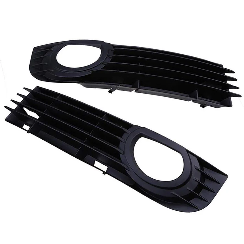

1 Pair Car Front Insert Bumper Lower Fog Light Lamp Grill Grille for Fog Light A8 D3 2005/2006/2007 Pre-Facelift Car-Stylin