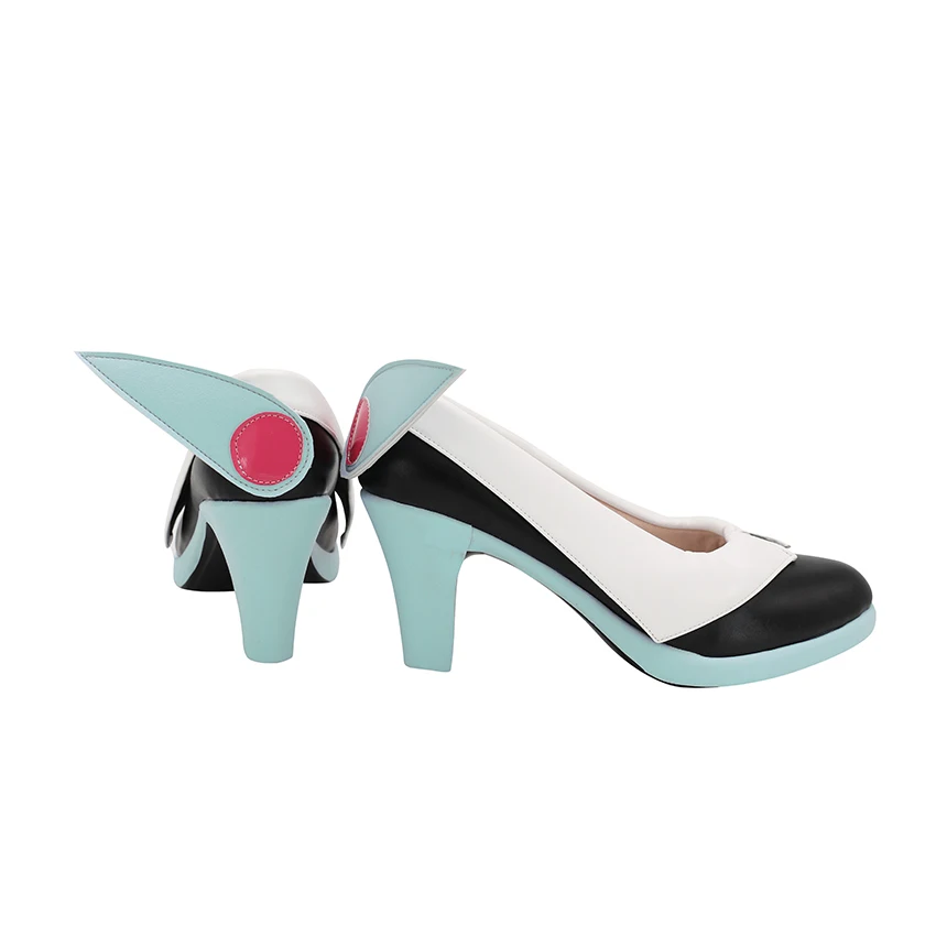 

The Super Dimension Fortress Macross Cosplay Boots Mikumo Guynemer Anime Shoes High-heeled sandals Shallow mouth