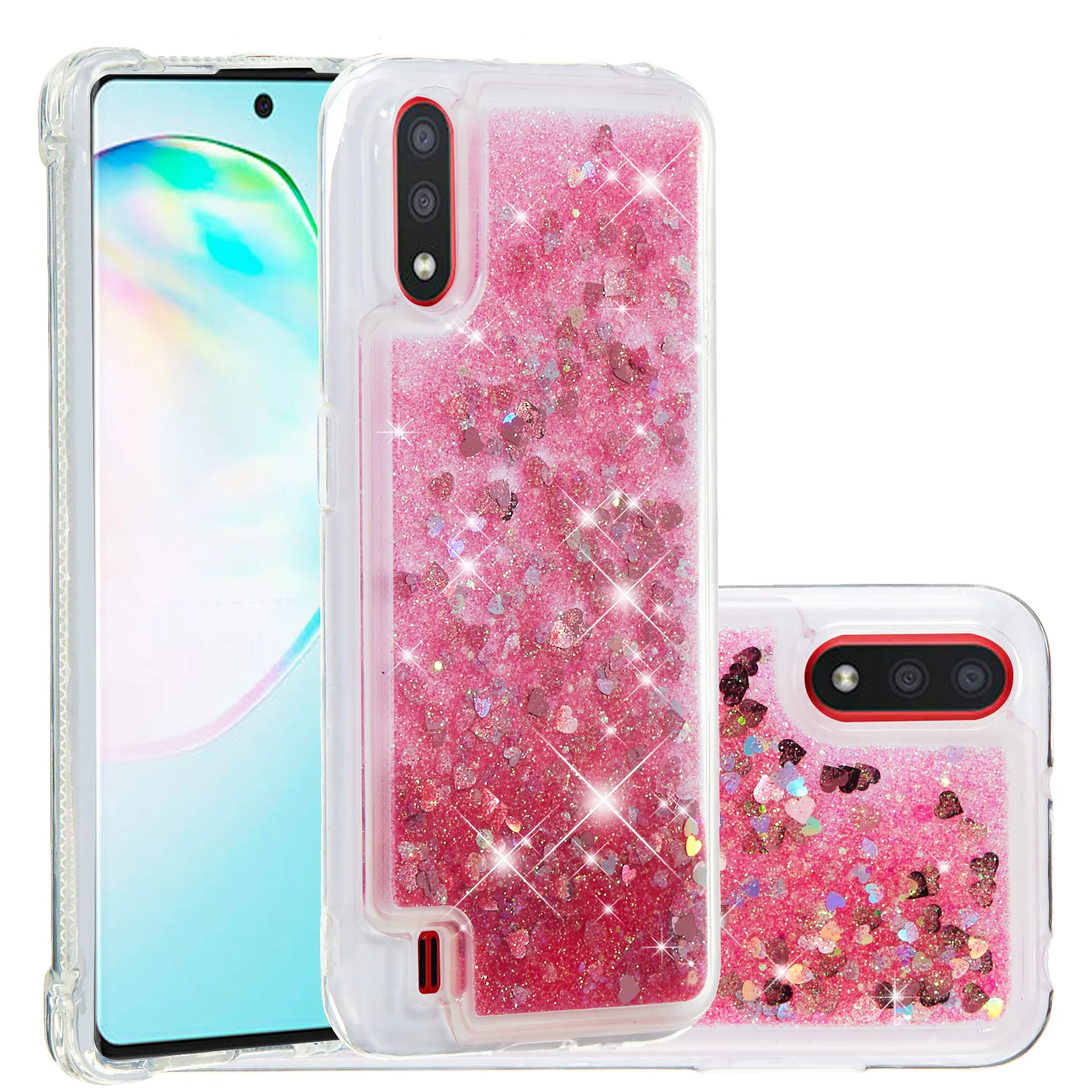 Блестящий Звездный струящийся непроницаемый для воды и жидкости чехол Motorola MOTO