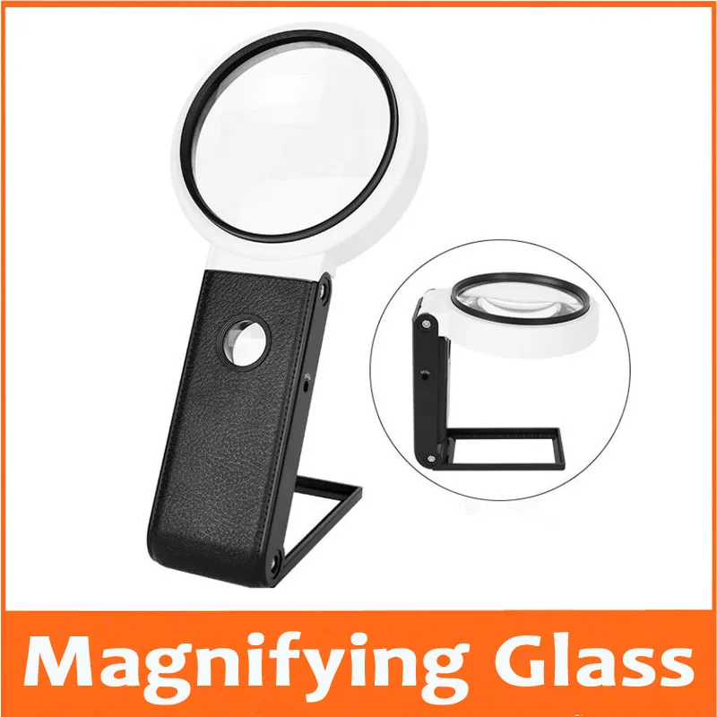 

3.5X 5X 6X 110mm 90mm 80mm LED USB Desktop Table Lamp Reading Magnifying Glass LED Mobile Phone Repair Hand-held Magnifier