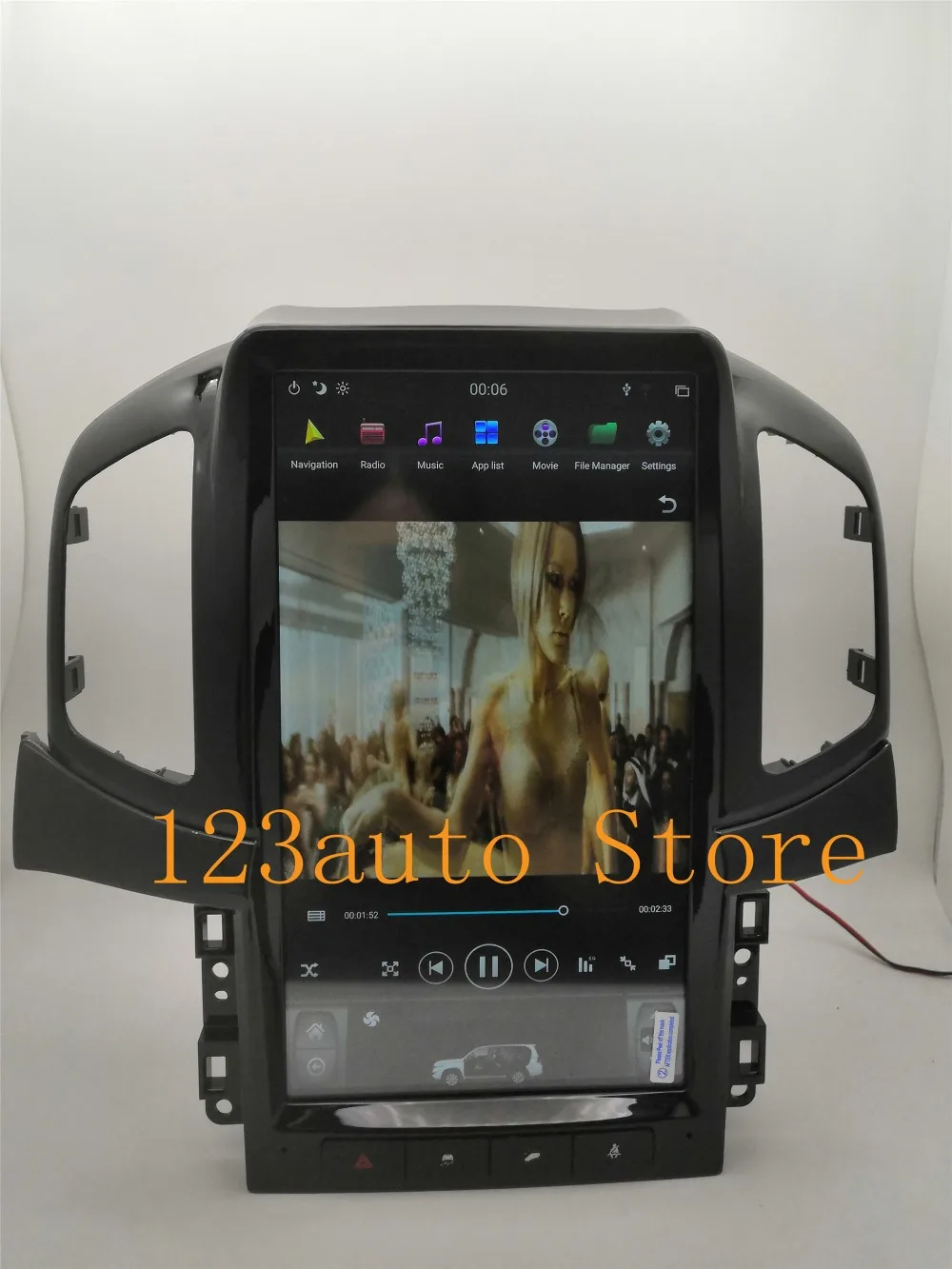 13,6 ''вертикальный экран Tesla стиль Android 8,1 автомобильный DVD gps плеер для Chevrolet Captiva 2013 PX6