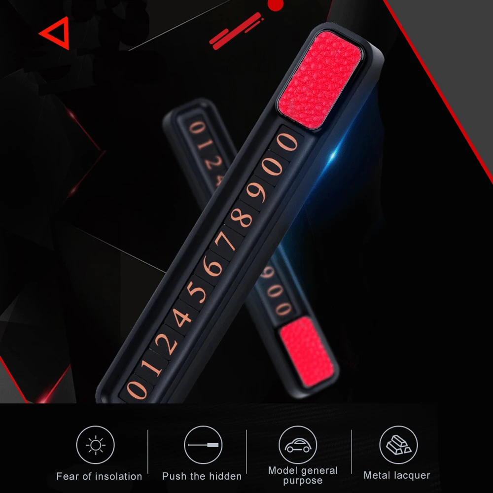 Креативный номер телефона автомобильная номерная табличка для парковки