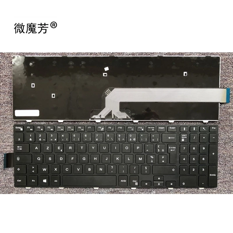 Новая Французская клавиатура для ноутбука DELL Inspiron 15 3000 5000 3541 3542 3543 5542 5545 15-5547 15-5000