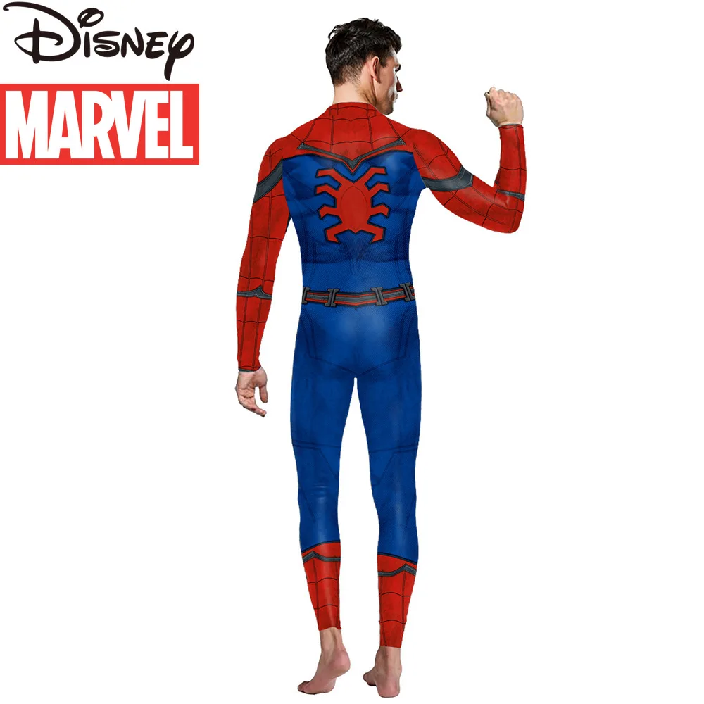 Марвел Мстители Паук Мужской костюм для сцены с длинным рукава трико |