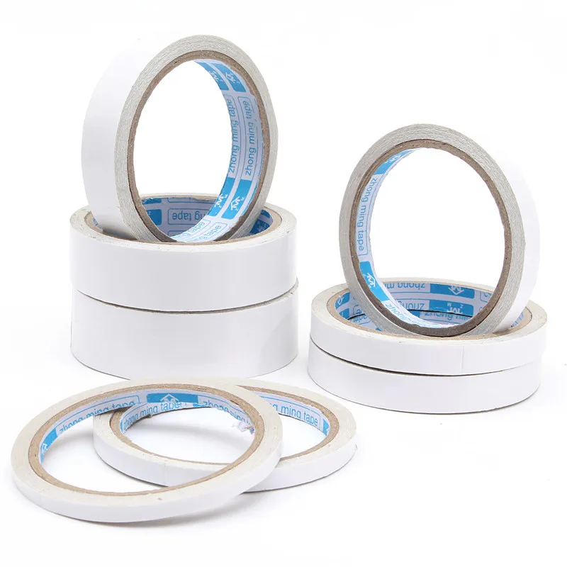 Клейкая лента двусторонний скотч 10 м ширина 6 мм 8 12 15 20 25 30 мм|adhesive tape|adhesive double sided