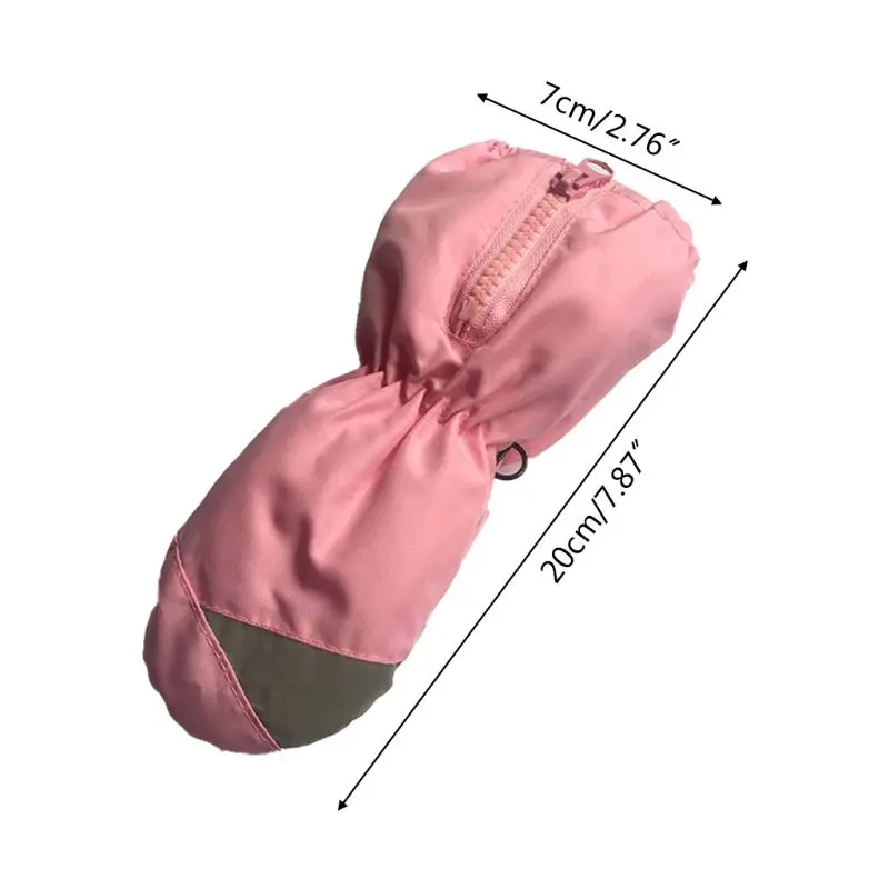 

Children Ski Gloves Kids Boys Girls Anti-slip Winter Warm Windproof Snow Snowboard Outdoor Riding Long-sleeved Mitten WXTD