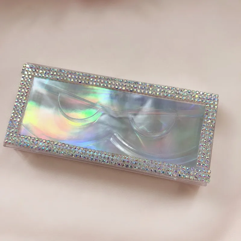 Стразы упаковка для ресниц подарочные коробки пустой держатель 10 шт./50 коробок