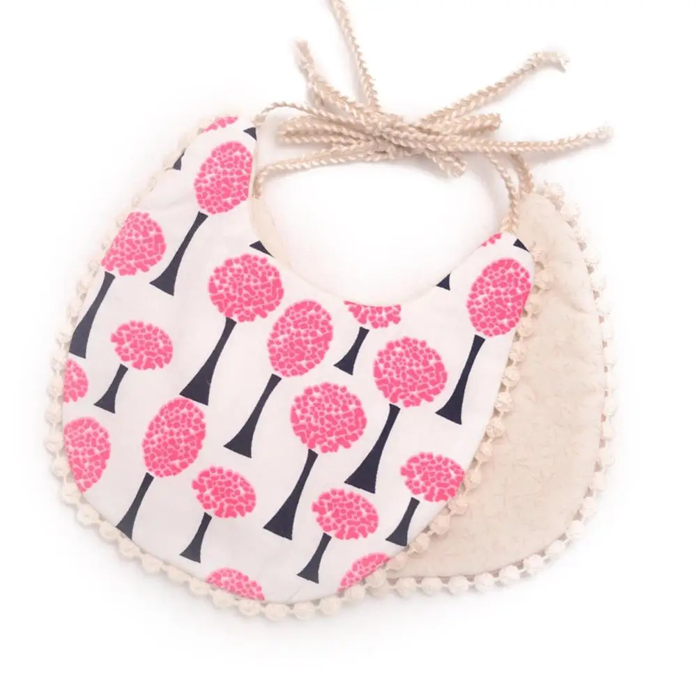 Милые детские нагрудники Слюнявчики двухслойные Детские хлопковые Мультяшные