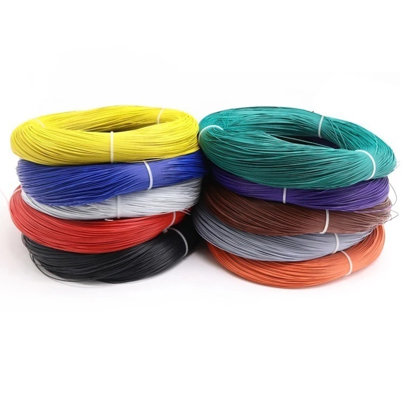 UL1571 32AWG Flexible Stranded Cable Tinned Copper PVC Insulation Wire 300V LED Lights Wire OD 0.6mm±0.1mm